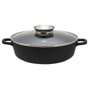 Sauteuse Gemini Noir - Fonte d’aluminium - Ø 32 cm - Diamètre : 32 cm