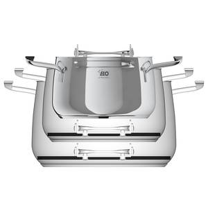 Batterie de cuisine Platin I (3 élém.) Argenté - Acier inoxydable