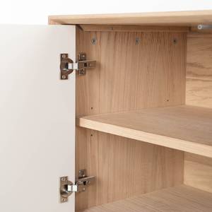 Dressoir Maayka I deels massief eikenhout - wit/licht eikenhout