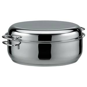 Ovaler Bräter Set Ikara (3-teilig) Silber - Edelstahl