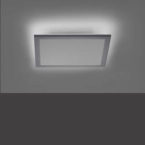 LED-plafondlamp Flat I kunststof/aluminium - 2 lichtbronnen