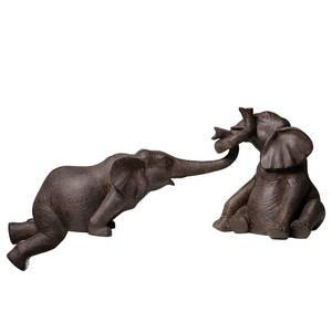 Oggetto decorativo Elefante (2) Marrone - Pietra