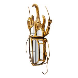 Wandschmuck Beetle Mirror Gold - Glas / Stein