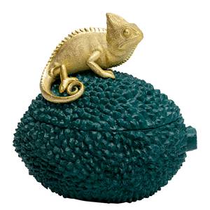 Sierblik Chameleon I goudkleurig - steen