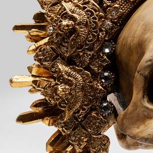 Oggetto decorativo King Skull Oro - Pietra
