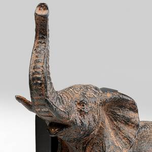 Boekensteun Elephants (2-delig) grijs - steen