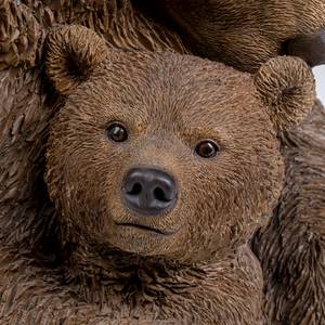 Oggetto decorativo Cuddle Bear Family Marrone - Pietra