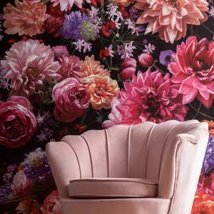 Bild Touched Flower Bouquet Pink - Massivholz  / Textil - 200 x 140 cm