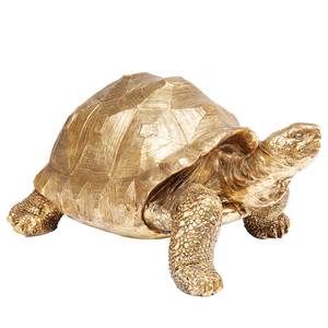 Beeld Turtle steen - Goud