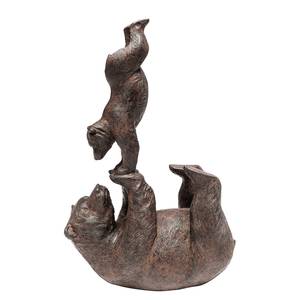 Sierobject Artistic Bears Handstand bruin - steen