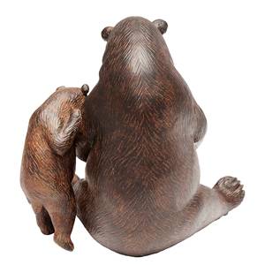 Oggetto decorativo Reading Bears Marrone - Pietra