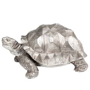 Deko Figur Turtle Stein - Silber