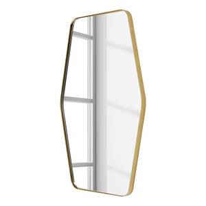 Spiegel Shape Hexagon Brass Gold - Metall / Glas - 64 x 94,5 cm