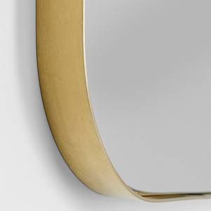 Spiegel Shape Brass goudkleurig - glas/metaal - 64 x 94,5 cm