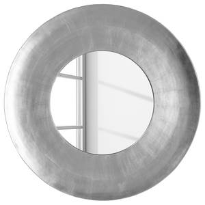Miroir Planet Argenté - Matière plastique / Bois manufacturé / Verre - Ø 108 cm - Argenté