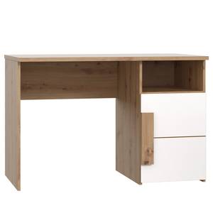 Schreibtisch Arkina Beige - Weiß - Holzwerkstoff - 110 x 75 x 60 cm