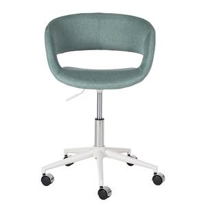 Sedia da ufficio Buggio Tessuto Cors: grigio menta - Bianco