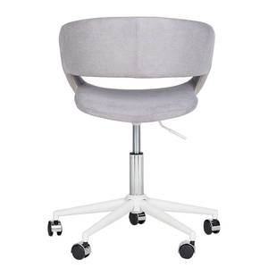 Chaise de bureau Buggio II Gris lumineux - Blanc