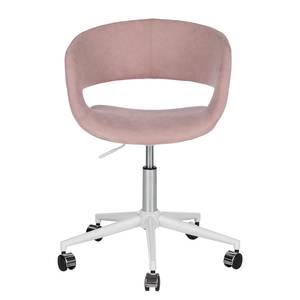 Chaise de bureau Buggio II Rose vieilli - Blanc