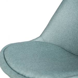 Sedia da ufficio ALEDAS Tessuto Cors: grigio menta - Bianco