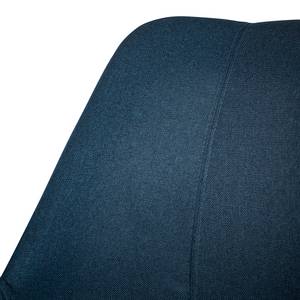 Sedia girevole da ufficio Aledas Tessuto Cors: blu jeans - Bianco
