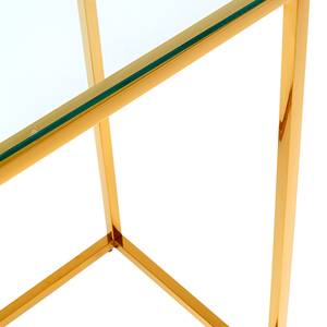 Konsolentisch Letcher Metall / Glas - Gold