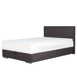 Letto boxspring Acquario Color antracite - 140 x 200cm