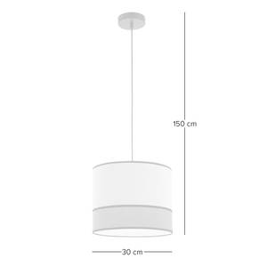 Hanglamp Linia I linnen/ijzer - 1 lichtbron