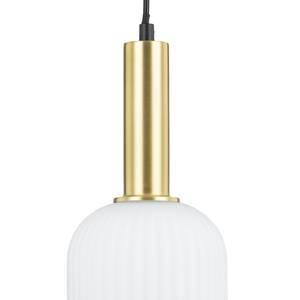 Hanglamp Mallin III opaalglas/ijzer - 1 lichtbron