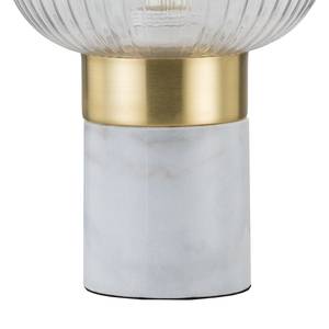 Lampe Malli Verre transparent / Marbre - 1 ampoule