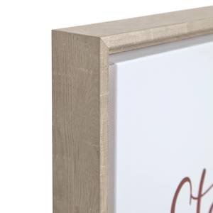 Wandbild Uriana Stay Wild Multicolor - Holzwerkstoff - 30 x 42 x 4 cm