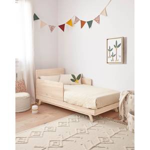 Lit bébé Maralis Beige - Bois massif - 80 x 95 x 144 cm