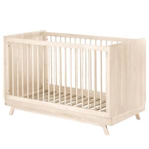 Babybett Maralis Beige - Massivholz - 80 x 95 x 144 cm