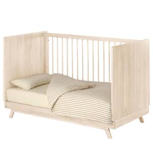 Lit bébé Maralis Beige - Bois massif - 80 x 95 x 144 cm