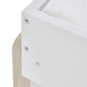 Table à langer Nunila Blanc - Bois manufacturé - 55 x 12 x 72 cm