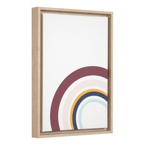 Tableau déco Cindi Multicolore - Bois manufacturé - 30 x 42 x 4.5 cm