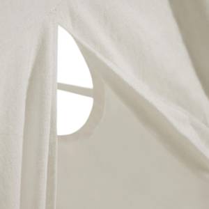 Tipi Darlyn Weiß - Textil - 105 x 156 x 120 cm