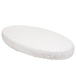 Housse pour matelas bébé Nahima Blanc / Rose