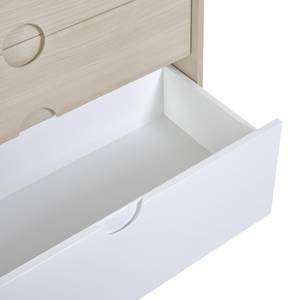 Commode Nunila Beige - Bois manufacturé - 90 x 90 x 54 cm