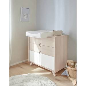 Commode Nunila Beige - Bois manufacturé - 90 x 90 x 54 cm