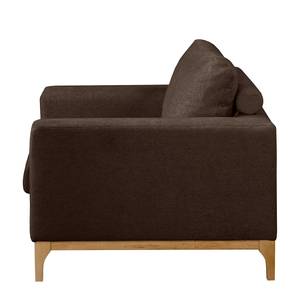 Fauteuil Darling Microfibre - Microfibre Tulia: Marron foncé