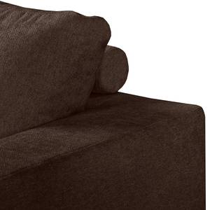 Fauteuil Darling Microfibre - Microfibre Tulia: Marron foncé