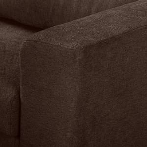 Fauteuil Darling Microfibre - Microfibre Tulia: Marron foncé