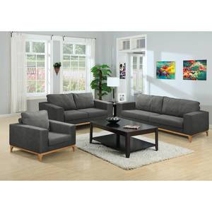 Sofa Darling (2-Sitzer) Microfaser - Microfaser Tulia: Grau