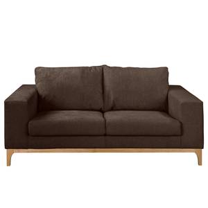 Sofa Darling (2-Sitzer) Microfaser - Microfaser Tulia: Dunkelbraun