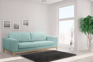 Sofa Darling (3-Sitzer) Microfaser - Microfaser Tulia: Mintgrün