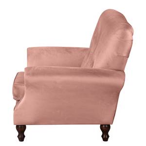 Fauteuil Dassel Velours - Velours Onoli: Rose vieilli