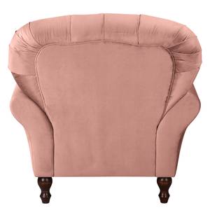 Fauteuil Dassel fluweel - Velours Onoli: Oud pink