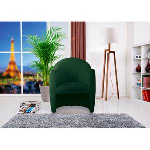 Fauteuil Dante tissu structuré - Tissu structuré Asali: Vert