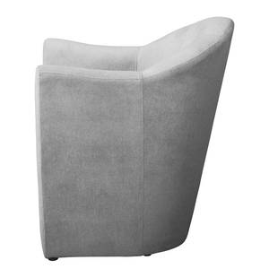 Fauteuil Dante tissu structuré - Tissu structuré Asali: Gris clair